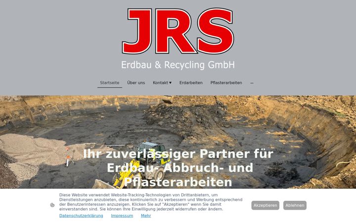 Screenshot of jrs-erdbau.de