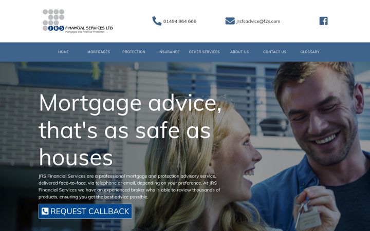 Screenshot of jrsfinancialservices.co.uk