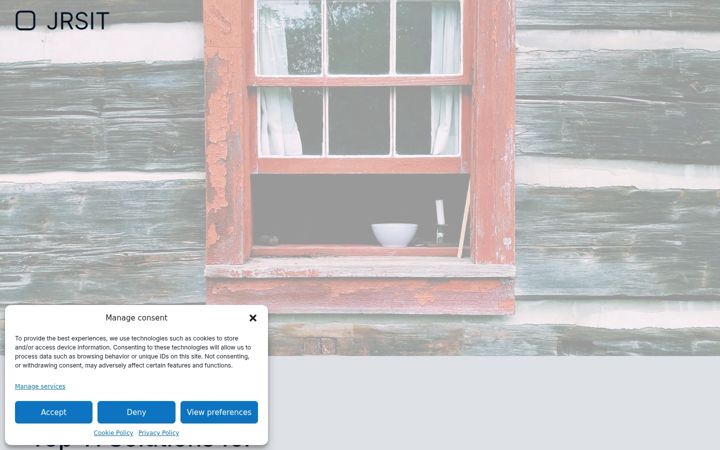 Screenshot of jrsit.eu