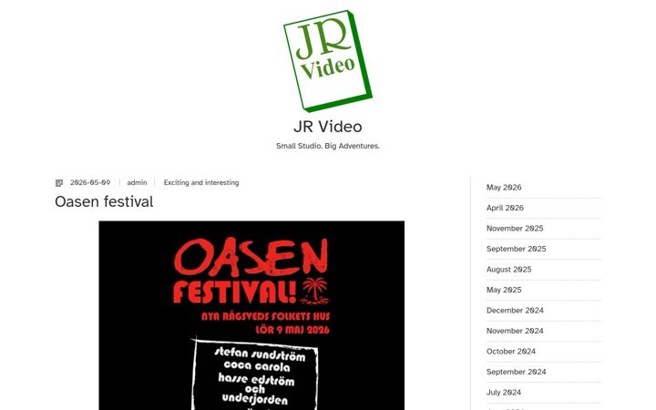 Screenshot of jrvideo.se