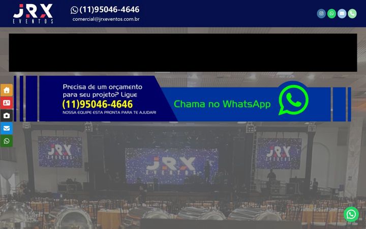 Screenshot of jrxeventos.com.br