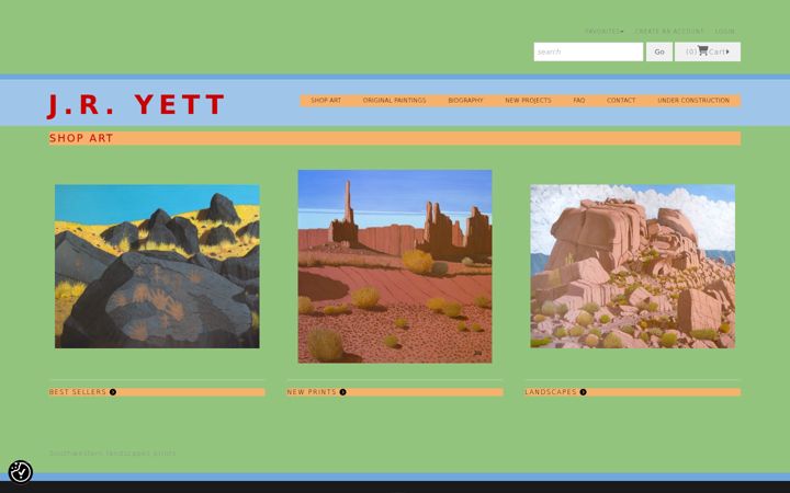 Screenshot of jryett.com