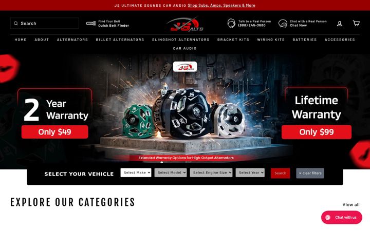 Screenshot of js-alternators.com