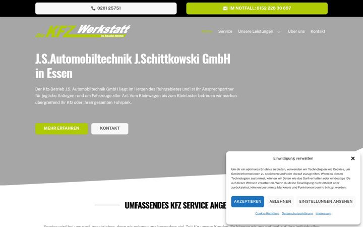 Screenshot of js-automobiltechnik.de