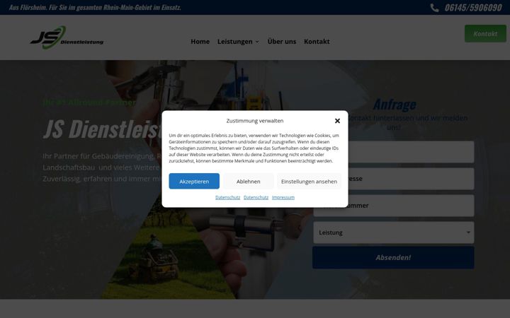 Screenshot of js-dienstleistung.de