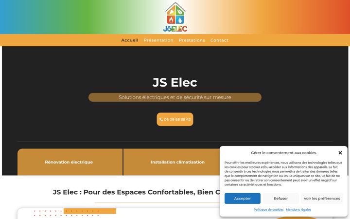 Screenshot of js-elec-01.fr