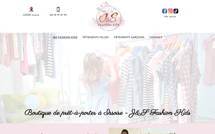 Screenshot of js-fashion-kids.fr