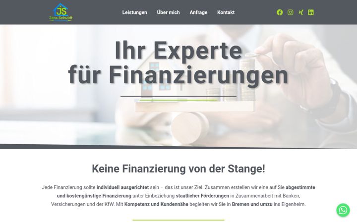 Screenshot of js-finanzierung.de