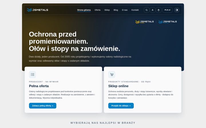 Screenshot of js-metals.pl