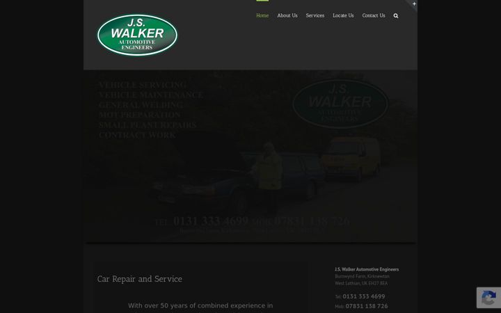 Screenshot of js-walker-automotive.co.uk