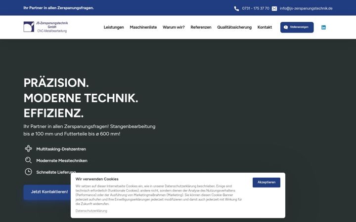 Screenshot of js-zerspanungstechnik.de