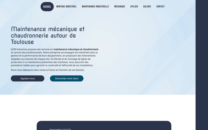 Screenshot of js2m-industries.fr
