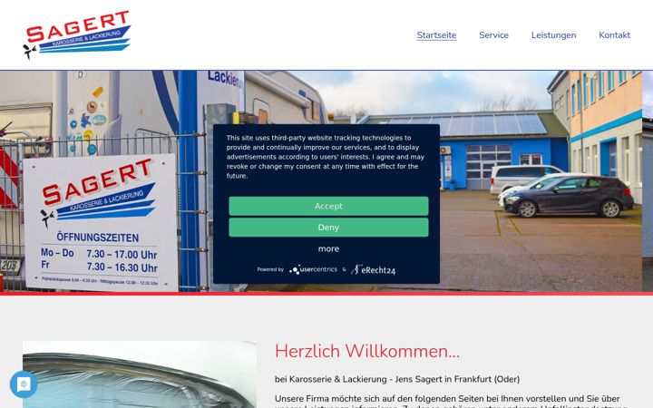 Screenshot of jsagert.de