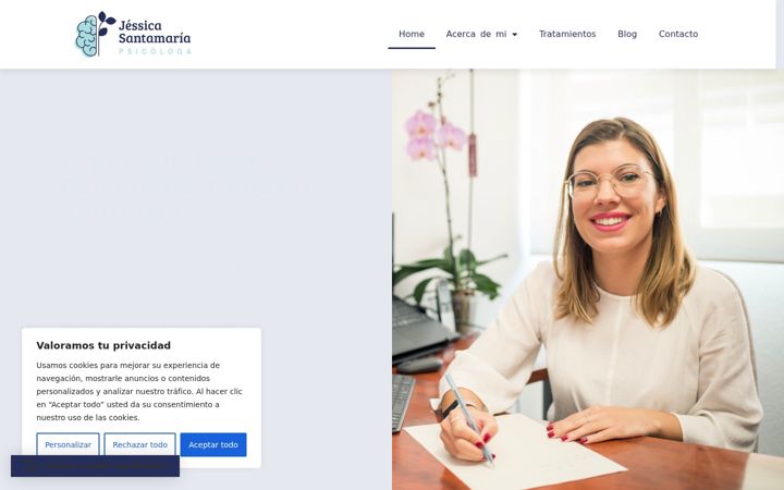 Screenshot of jsantamariapsicologa.es