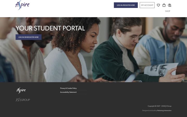 Screenshot of jsaspiredemo.co.uk