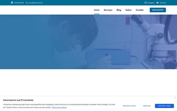 Screenshot of jscell.com.br
