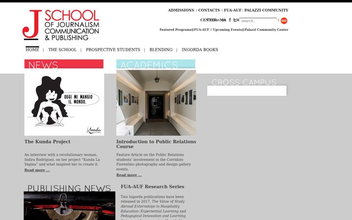 Screenshot of jschoolfua.com