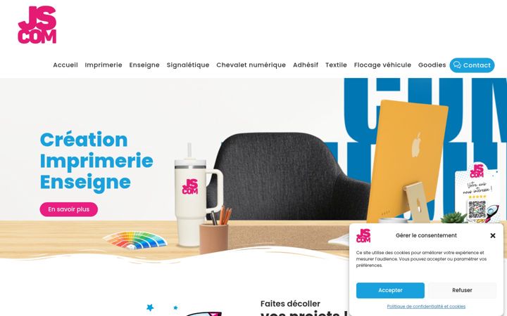 Screenshot of jscom.fr