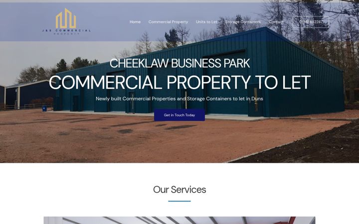 Screenshot of jscommercial.co.uk