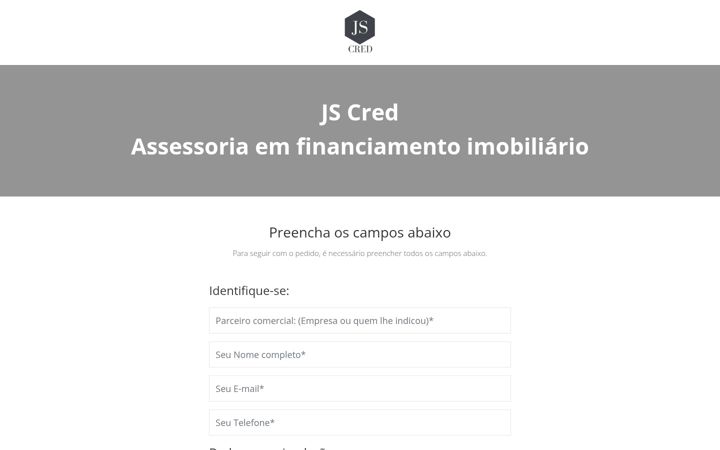 Screenshot of jscred.com.br