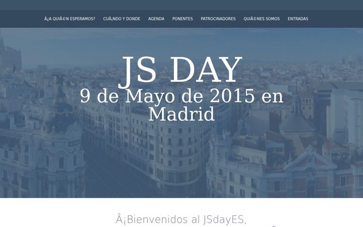 Screenshot of jsday.es