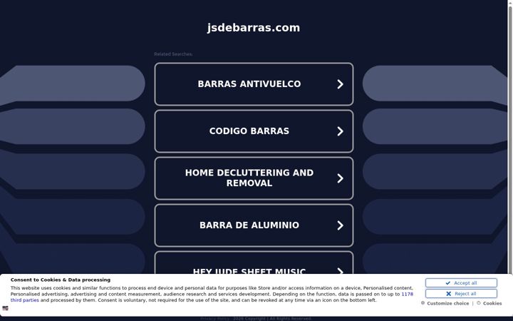 Screenshot of jsdebarras.com