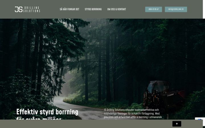 Screenshot of jsdrilling.se