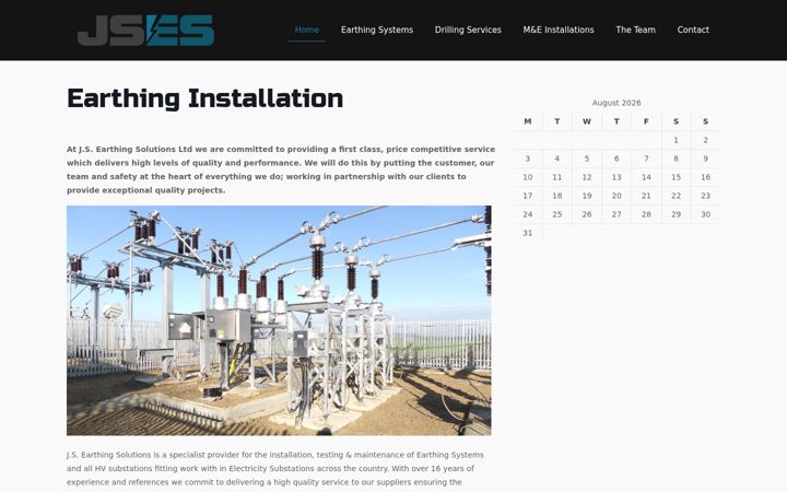 Screenshot of jsearthingsolutionsltd.co.uk