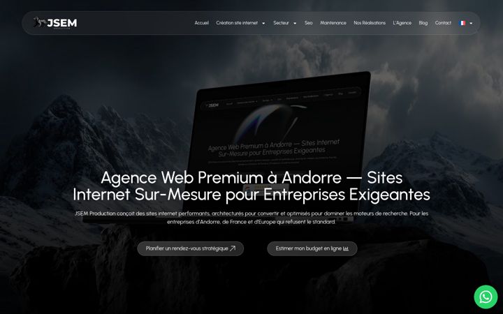 Screenshot of jsemproduction.fr