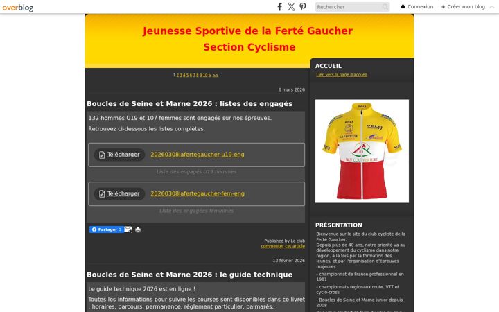 Screenshot of jsfertegaucher-cyclisme.fr