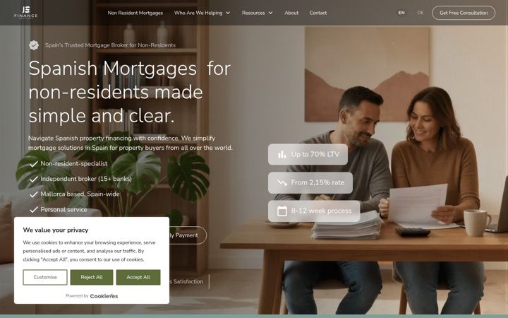 Screenshot of jsfinancesolutions.com
