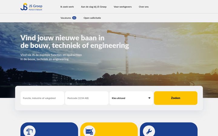 Screenshot of jsgroep.nl