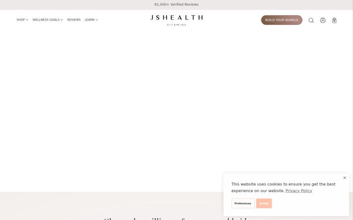 Screenshot of jshealthvitamins.com