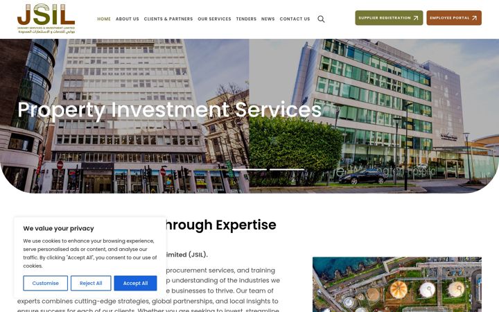 Screenshot of jsil.co.uk