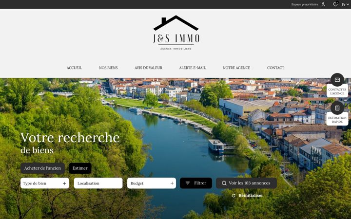 Screenshot of jsimmo.fr