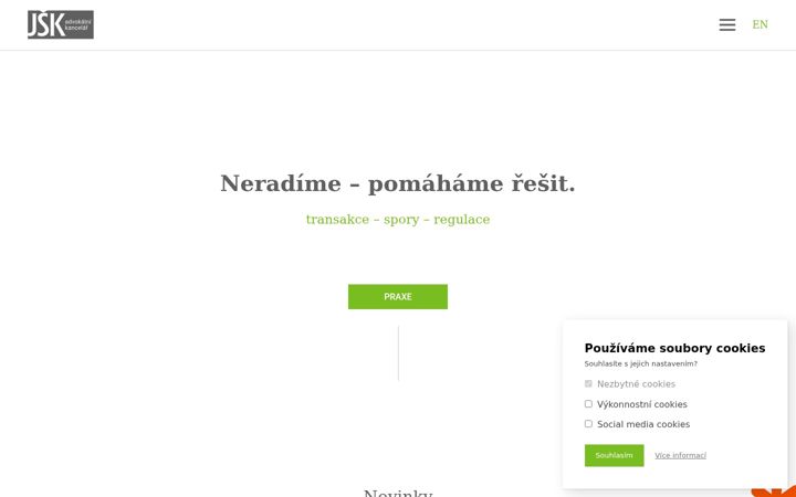 Screenshot of jsk.cz