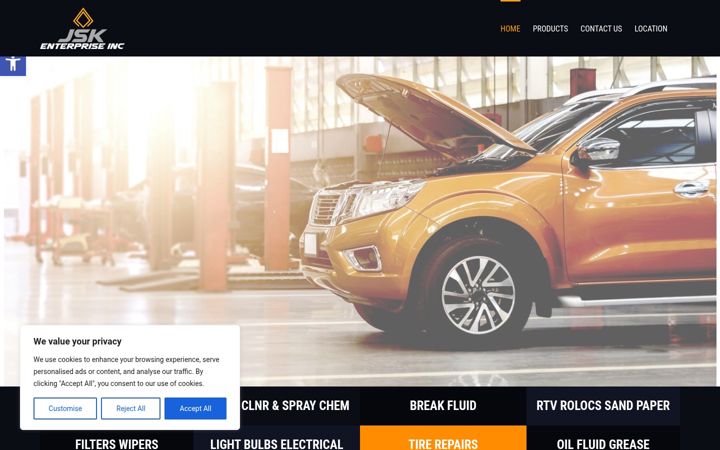 Screenshot of jskenterpriseinc.com