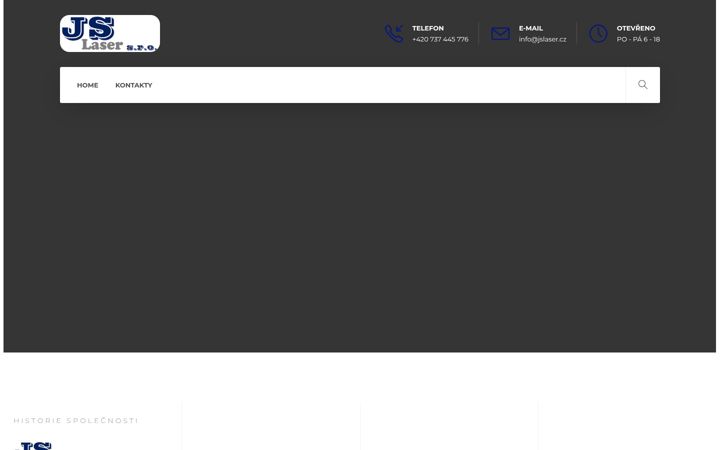 Screenshot of jslaser.cz