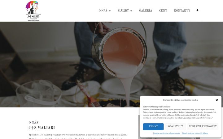 Screenshot of jsmaliari.sk