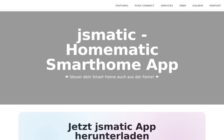 Screenshot of jsmatic.de