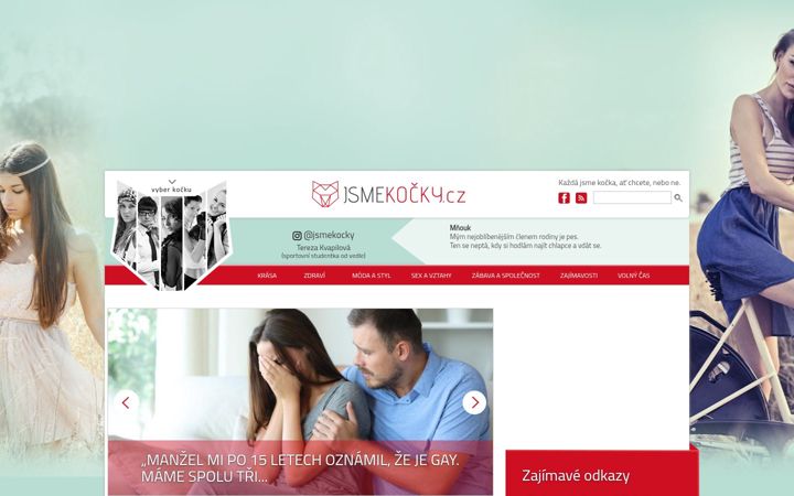 Screenshot of jsmekocky.cz