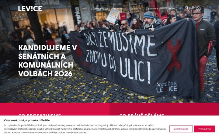 Screenshot of jsmelevice.cz