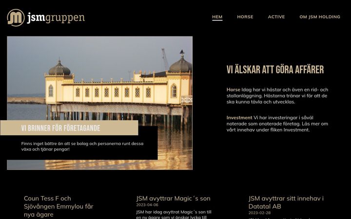 Screenshot of jsmgruppen.com