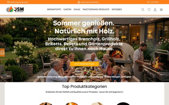 Screenshot of jsmshop24.de