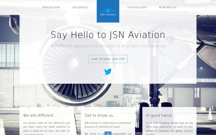 Screenshot of jsnaviation.com