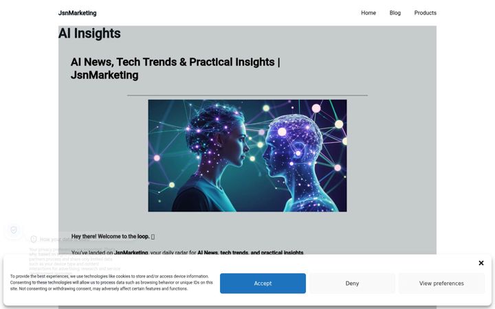 Screenshot of jsnmarketing.com