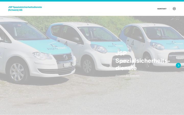 Screenshot of jsp-bewachung.ch