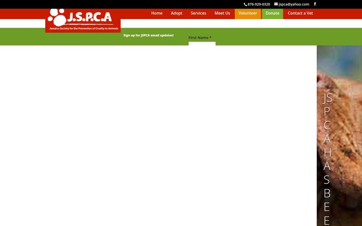 Screenshot of jspca.net