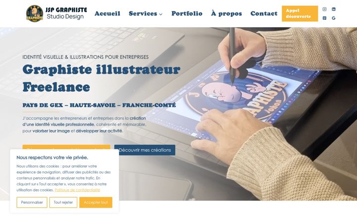 Screenshot of jspgraphiste.fr
