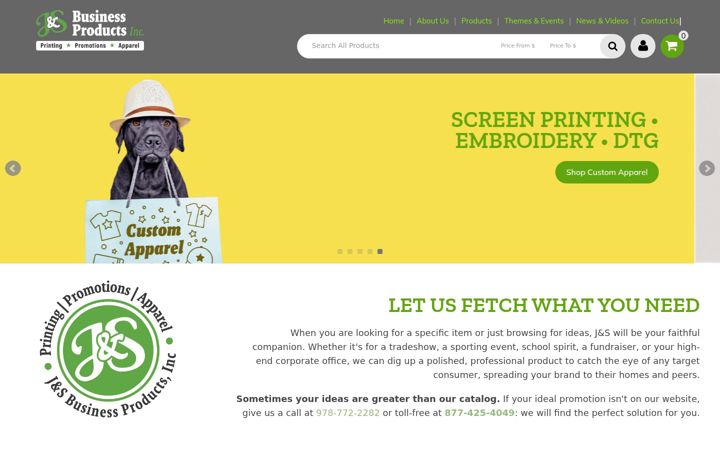 Screenshot of jspromotionalproducts.com